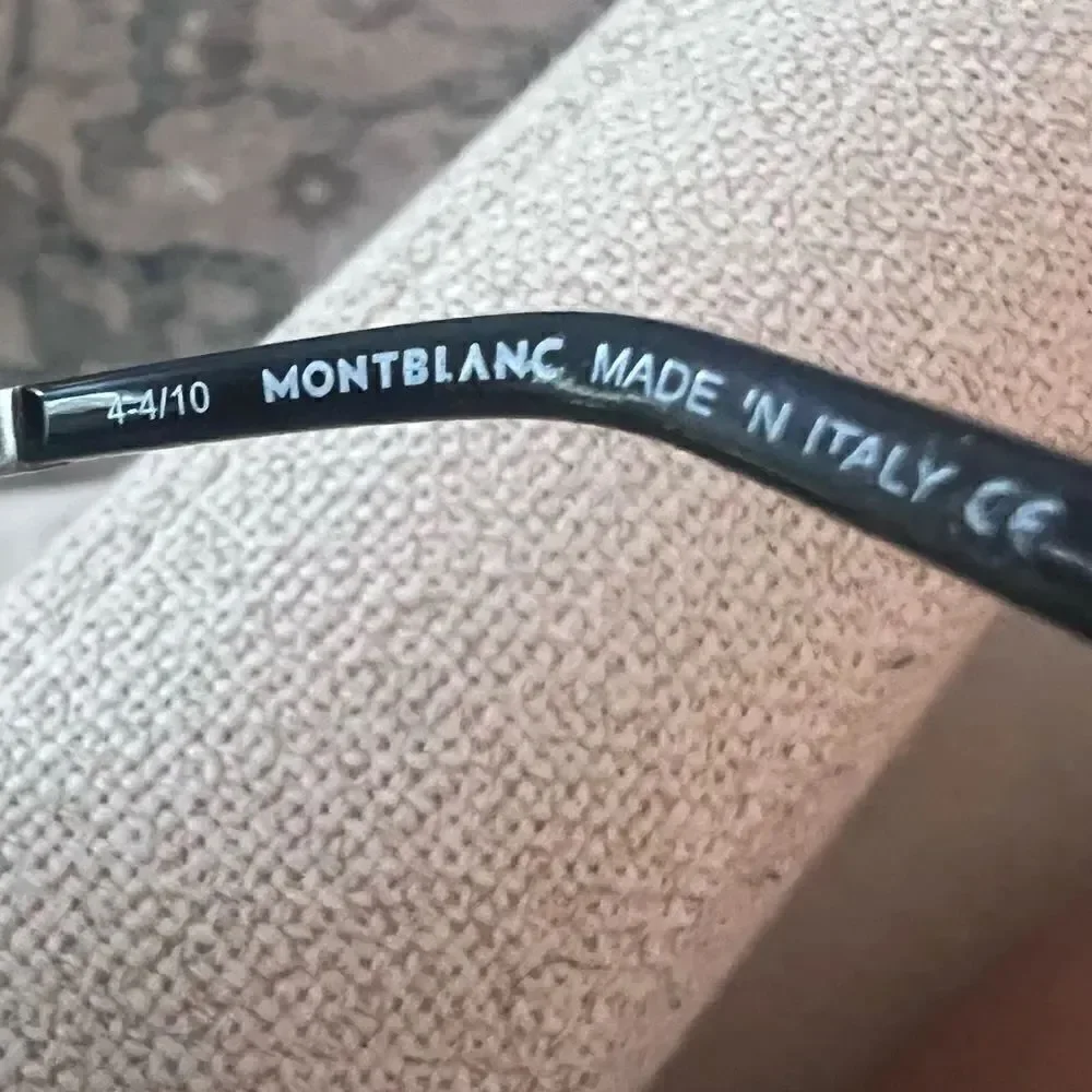 Mont Blanc Sunglasses MB318S Women Dark Gray Gunmetal Rectangular 60-17 135 mm